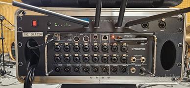 Mixer Rack Midas MR18 + router esterno + microfoni