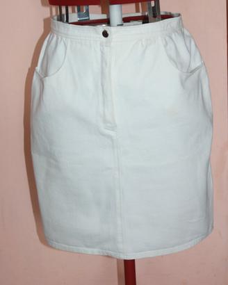 Gonna primaverile-estiva in cotone jersey