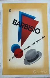 Poster vintage BARBISO CAPPELLI E PUNTI
