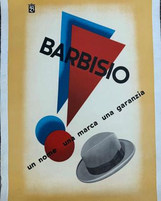 Poster vintage BARBISO CAPPELLI E PUNTI