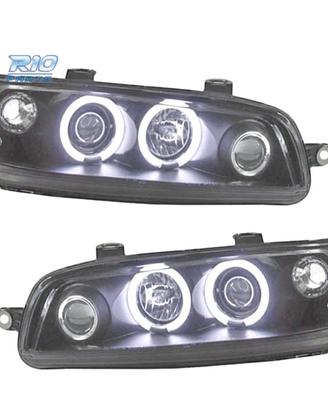 FARI FIAT PUNTO 99-03 ANGEL EYES CCFL FONDO NERO
