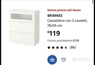 Cassettiera Brimnes ikea