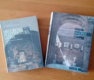 Vecchi libri liceali di letteratura latina 