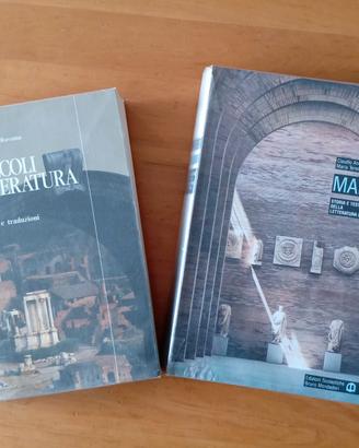 Vecchi libri liceali di letteratura latina 