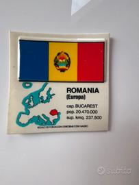 Bandiere del mondo anni ‘70 Romania - figurina