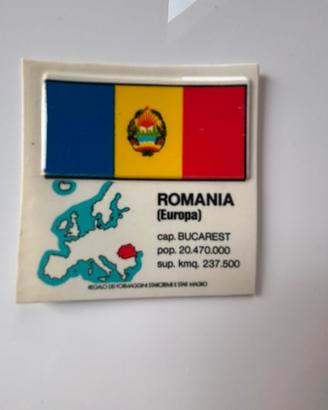 Bandiere del mondo anni ‘70 Romania - figurina