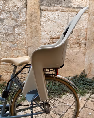 Seggiolino posteriore bici +attacco telaio