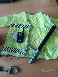 Costume di carnevale poliziotto per bimbo/a