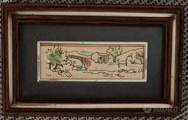 Foglia oro quadretto