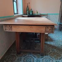 tavolo legno massello grezzo 