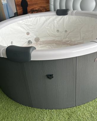 Spa idromassaggio rigida con telo da 180 cm