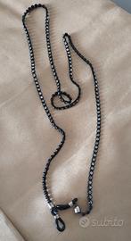 Catenella in strass per occhiali