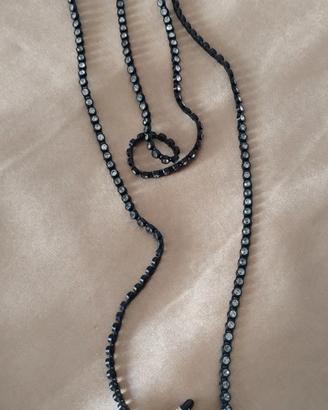 Catenella in strass per occhiali