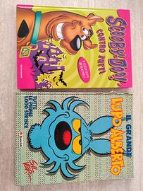 Coppia di libri 'Lupo Alberto'e 'Scooby Doo'