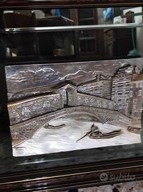 quadro in lamina d'argento 