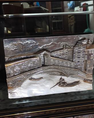 quadro in lamina d'argento 