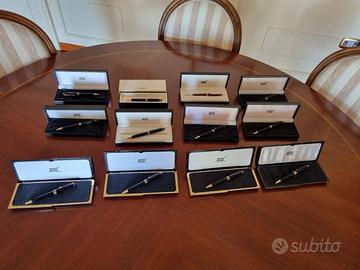 Collezione di 12 Montblanc nuove, da 6000 a 2350 €