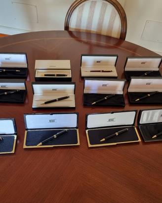 Collezione di 12 Montblanc nuove, da 6000 a 2350 €