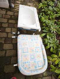 Vaschetta e fasciatoio bambino da vasca