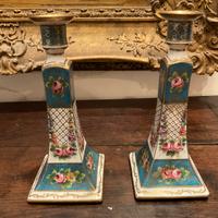 Antichi candelabri ceramica
