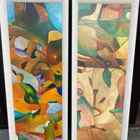 Quadri colorati con cornice