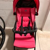 Passeggino chicco leggero colore fucsia
