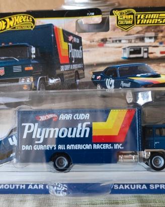 Hot Wheels Team Transport Plymouth AAR Cuda
