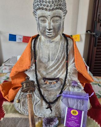 1 mala tibetano e 1 braccialetto 