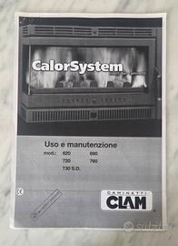 inserto per caminetto CLAM CALORSYSTEM 720 usato