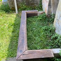 ARCHITRAVE IN  CASTAGNO FINE 800’ PER CAMINO