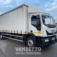 Iveco 180E28 Eurocargo cassone centinato + sponda