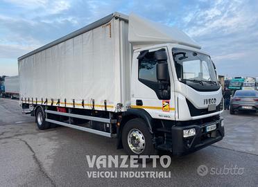 Iveco 180E28 Eurocargo cassone centinato + sponda