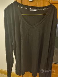 Maglia nera donna Fiorella Rubino