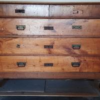 Comò in legno fine anni '40.