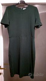 Abito tubino elasticizzato Mango verde bosco tg L