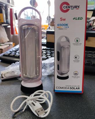 Torcia a led solare 5w