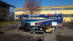 Piattaforma aerea cingolata CELA DT 25 con sbarco 