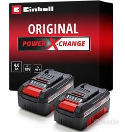 Einhell Original 2 x PXC Batteries 18 V - 4.0 Ah