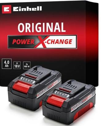 Einhell Original 2 x PXC Batteries 18 V - 4.0 Ah
