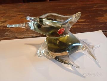 scultura di vetro di Murano 