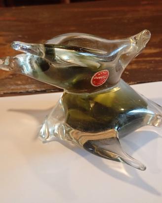scultura di vetro di Murano 