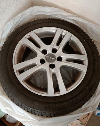 Gomme con cerchi Mak in lega