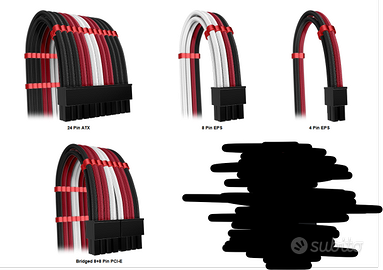 CAVI CUSTOM CABLEMOD ROSSI/BIANCHI/NERI