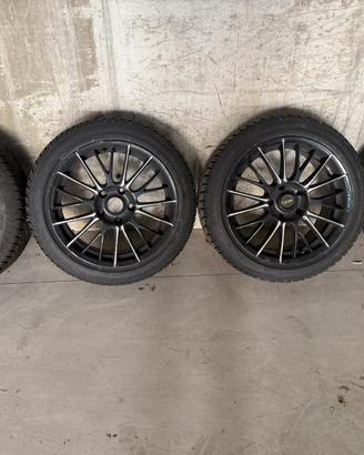 4 gomme invernali 205 50 17 + cerchi dotz per bmw