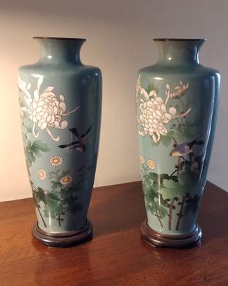 Antichi vasi Giappone Cloisonne' 