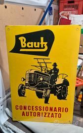 cartello pubblicitario bautz d'epoca  