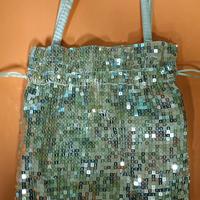 pochette con coulisse dorata 