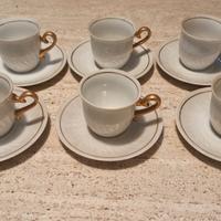 Set 6 Tazzine e Piattini Zajecar Yugoslavia