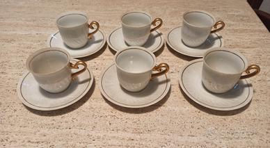 Set 6 Tazzine e Piattini Zajecar Yugoslavia