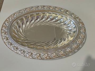 Vassoio Fantin placcato argento 1000